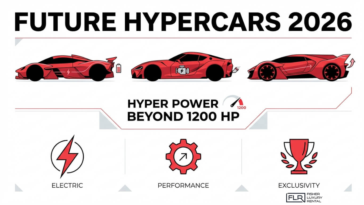 Future hypercars 2026 concept showcasing over 1200 horsepower electric performance exclusivity and next generation design