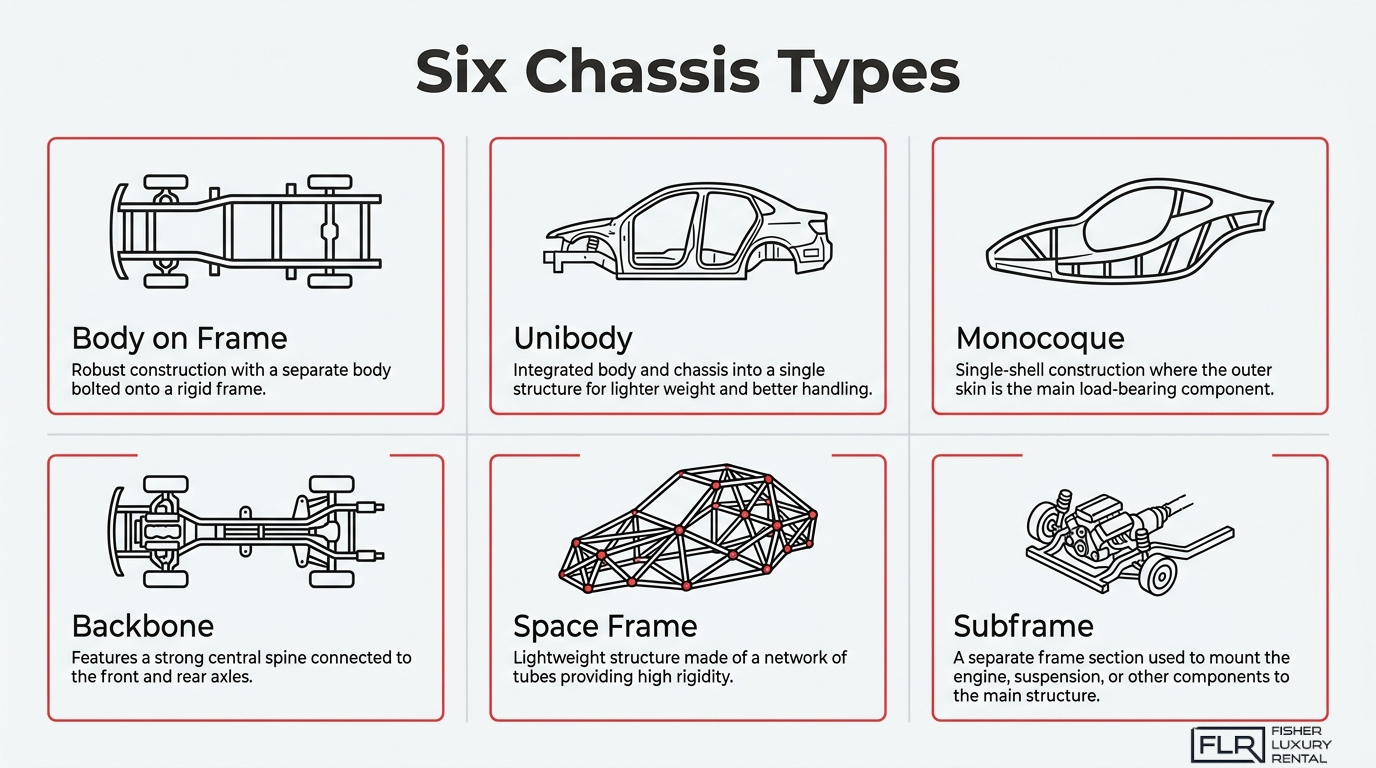 Car Chassis Types Explained: Basic Frames & Structures Guide