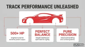 Track car performance with 500+ horsepower, balance, and precision