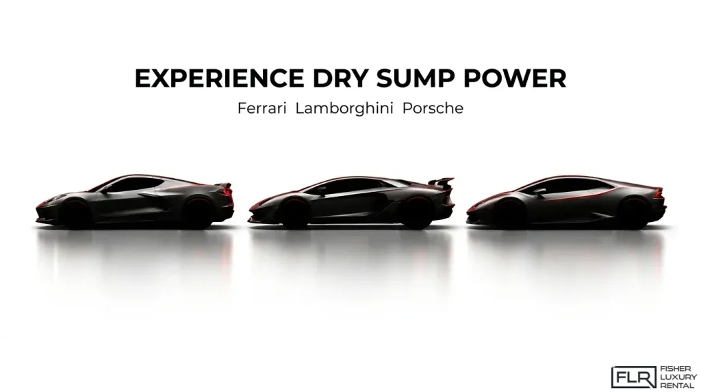 Ferrari, Lamborghini, and Porsche dry sump performance