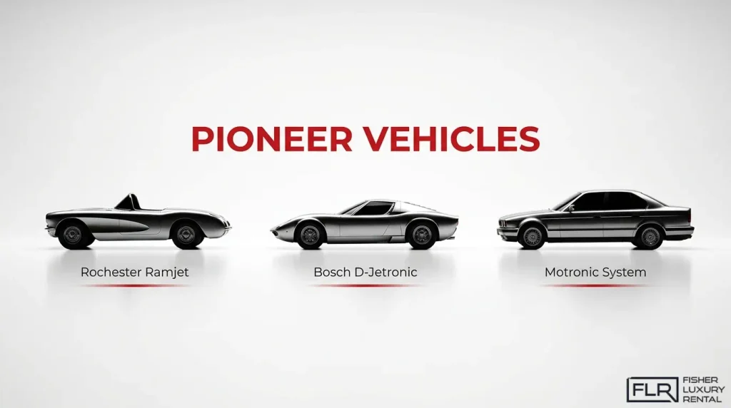 Pioneer vehicles in electronic engine management
