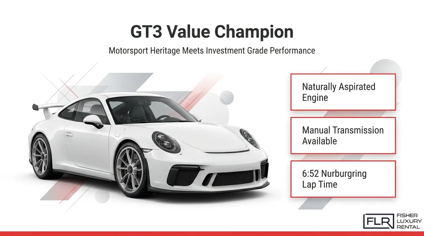 Porsche GT3 value retention and investment-grade performance