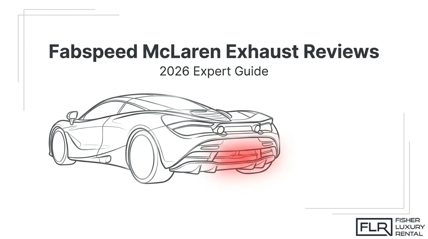 Fabspeed McLaren exhaust review featuring a McLaren supercar with highlighted exhaust system design