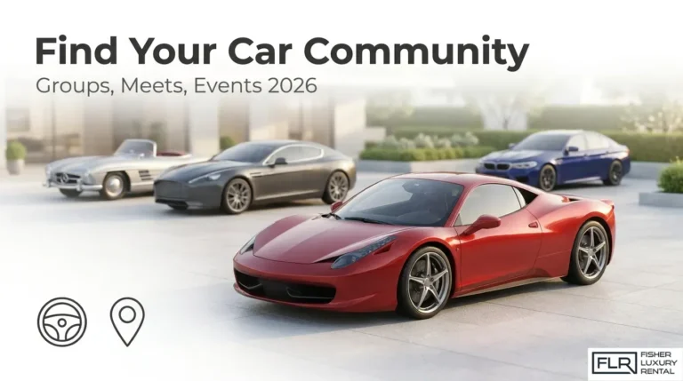 Find local car groups and enthusiast meets in 2026 with supercar communities, events, and automotive gatherings