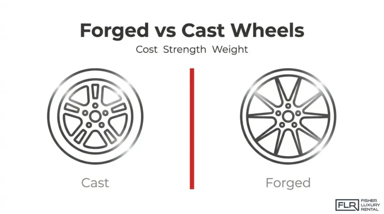Forged vs cast wheels comparison based on cost, strength, and weight